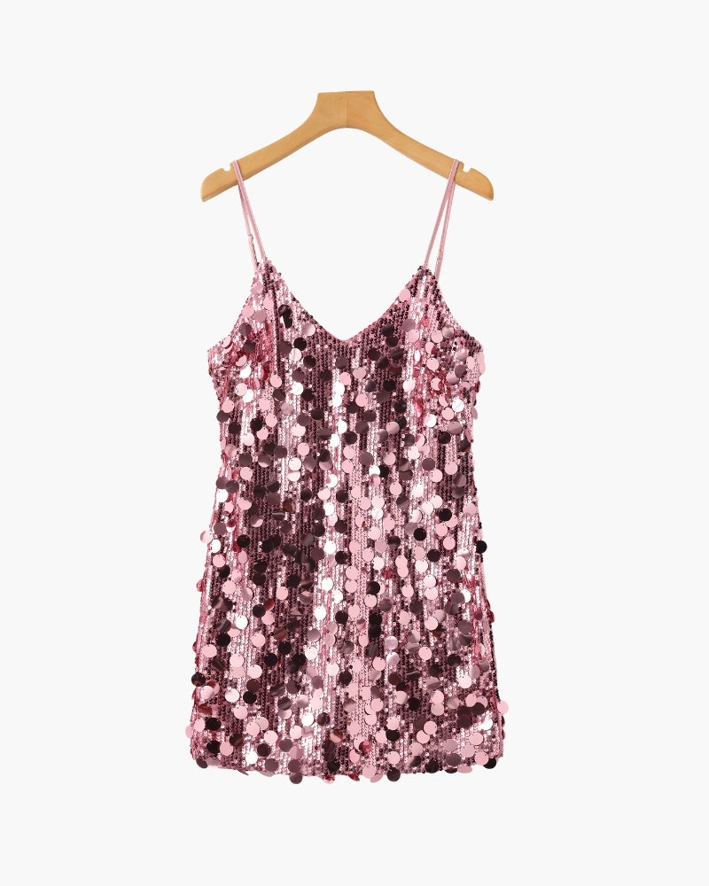 Sequin Party Mini Dress - Old Money