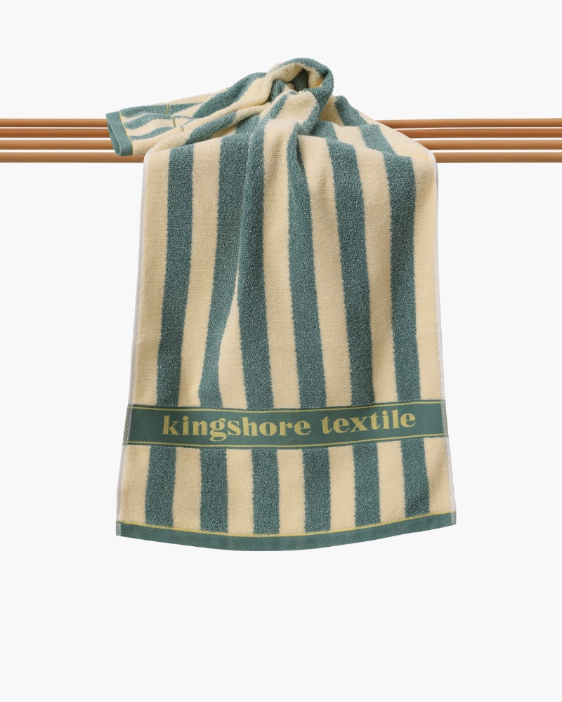 Coastal Stripe Hand Towel - Old Money