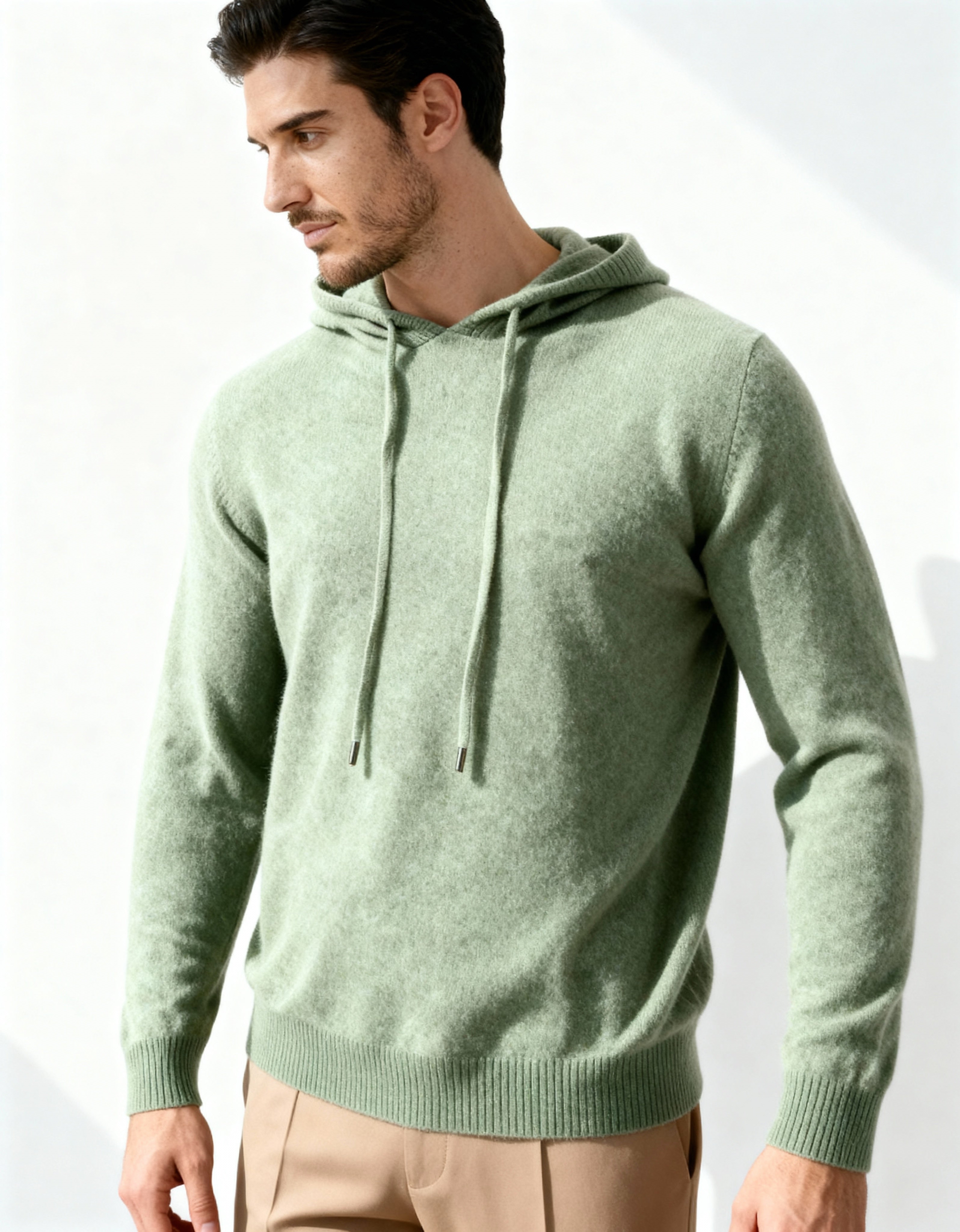 100% Cashmere Hoodie - Old Money