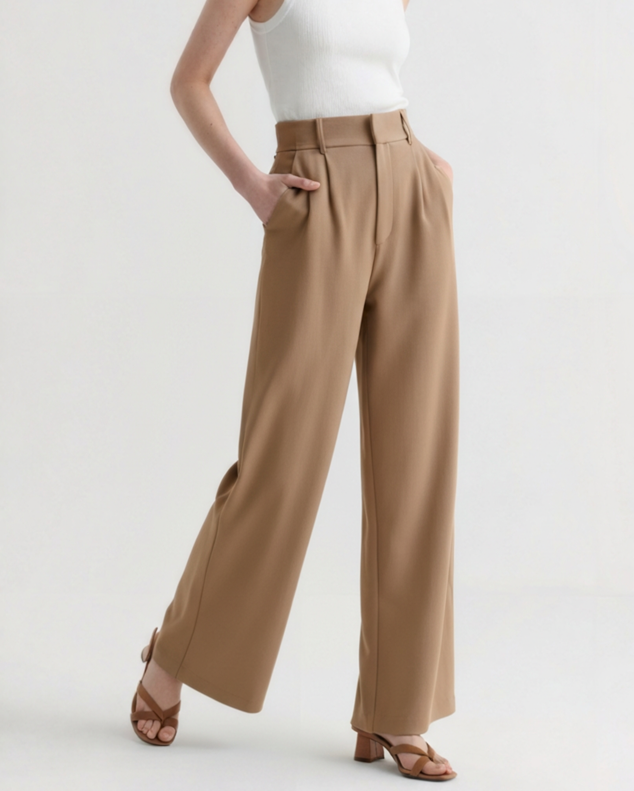 Serena Wide-Leg Trousers - Old Money