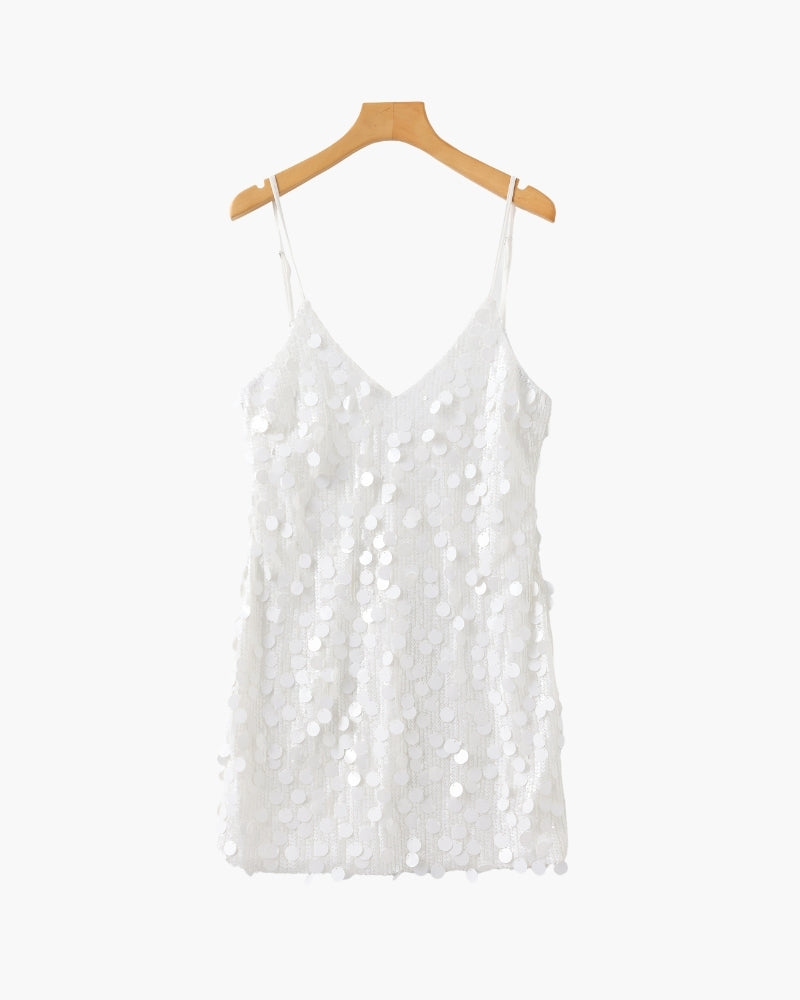 Sequin Party Mini Dress - Old Money