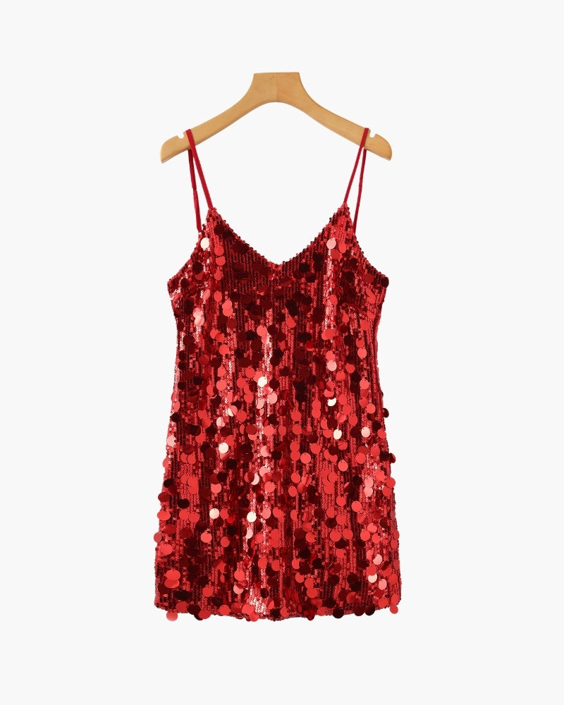 Sequin Party Mini Dress - Old Money