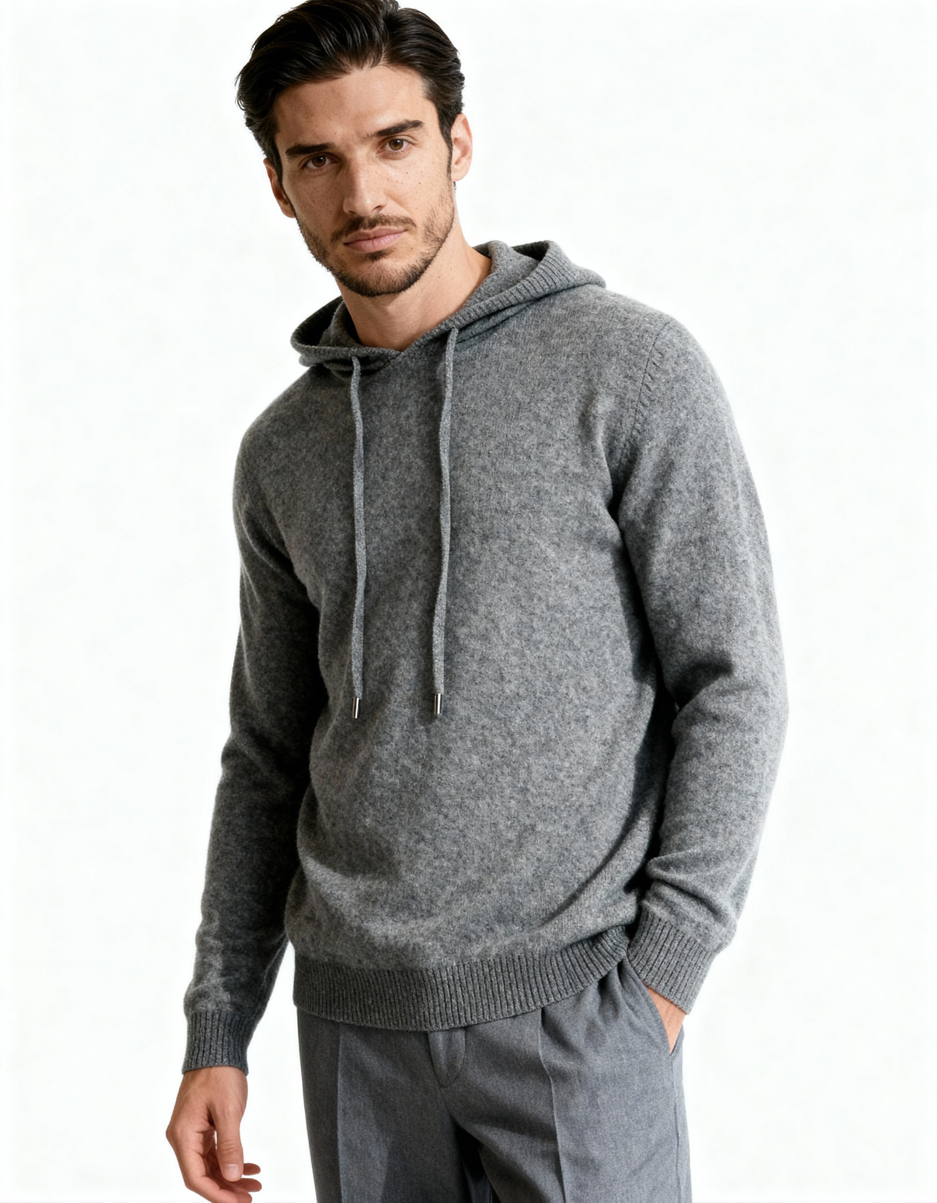 100% Cashmere Hoodie - Old Money